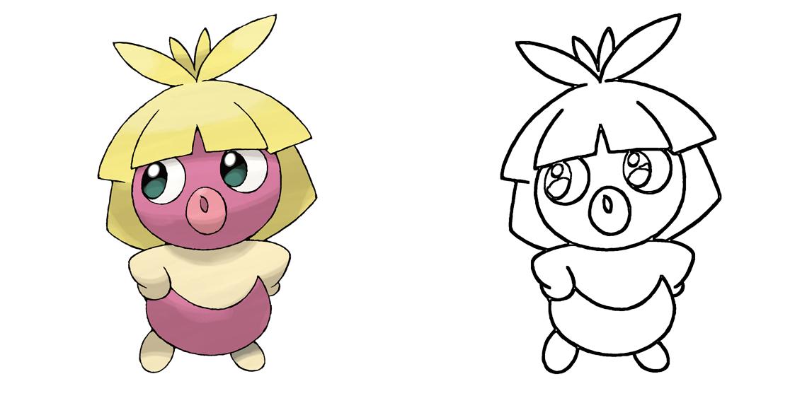 Smoochum Coloring Page - Print IdeaShortcut