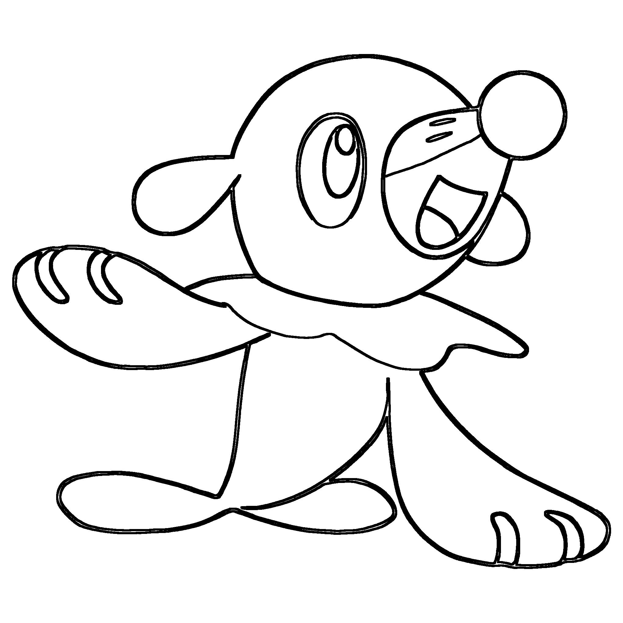 Popplio Coloring Page - Print IdeaShortcut