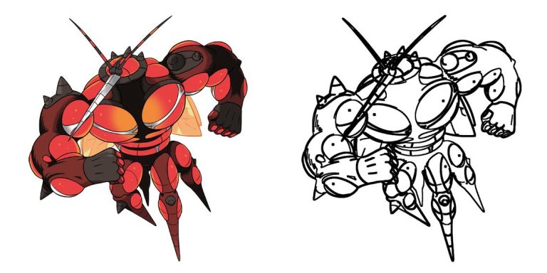 Buzzwole Coloring Page - Print IdeaShortcut