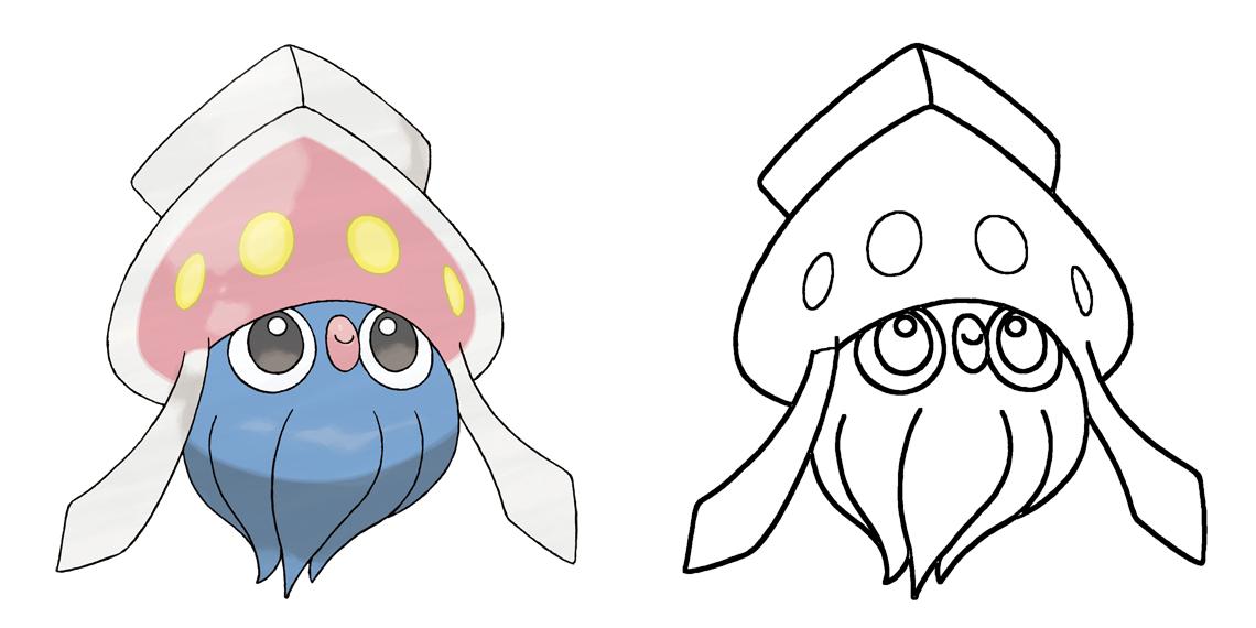 Inkay Coloring Page Print IdeaShortcut