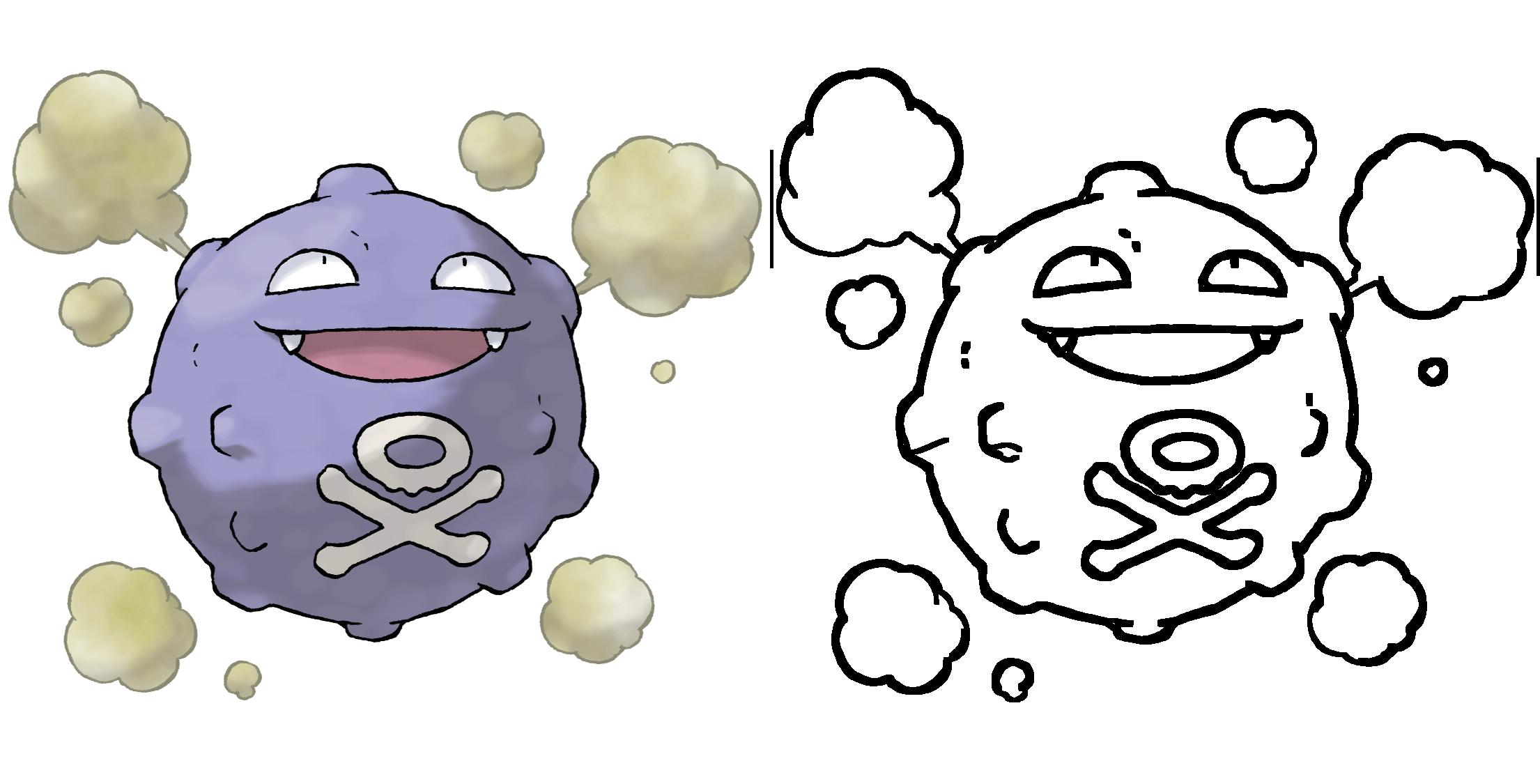 Koffing Coloring Page - Print IdeaShortcut