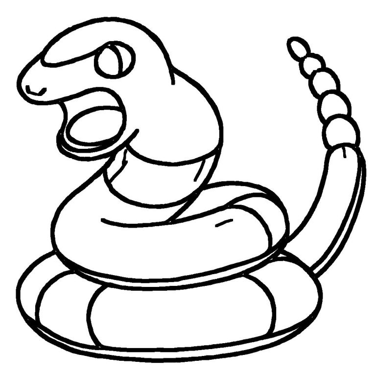 Ekans Coloring Page - Print IdeaShortcut
