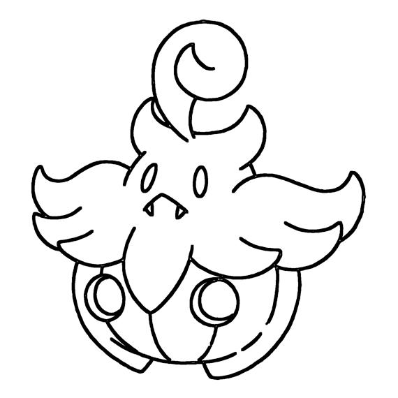 Pumpkaboo Coloring Page Print IdeaShortcut