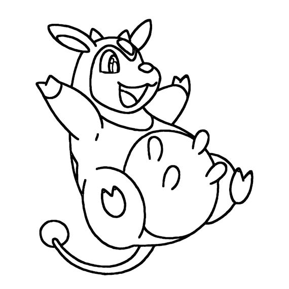 Miltank Coloring Page Print IdeaShortcut