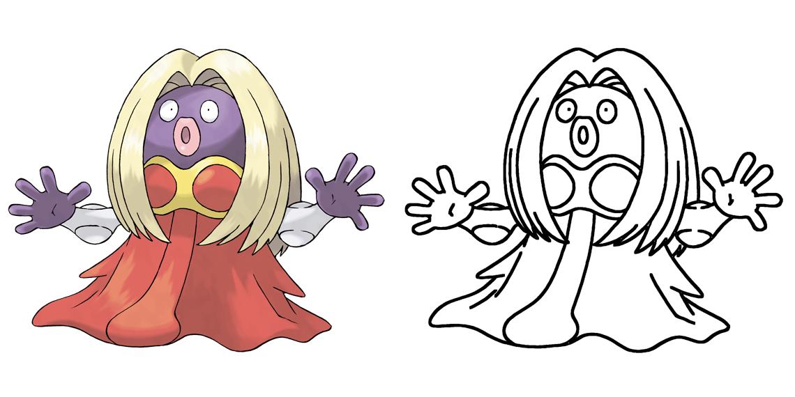 Jynx Coloring Page - Print IdeaShortcut