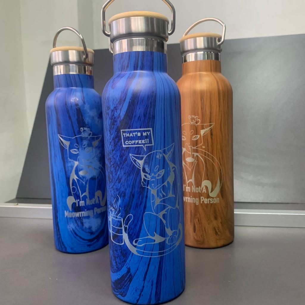 Branded metal water bottles - Print Lion