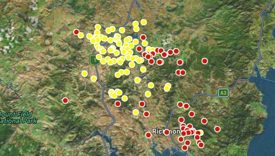 Mass Lightning Strikes Parts Of Tasmania Pulse Tasmania