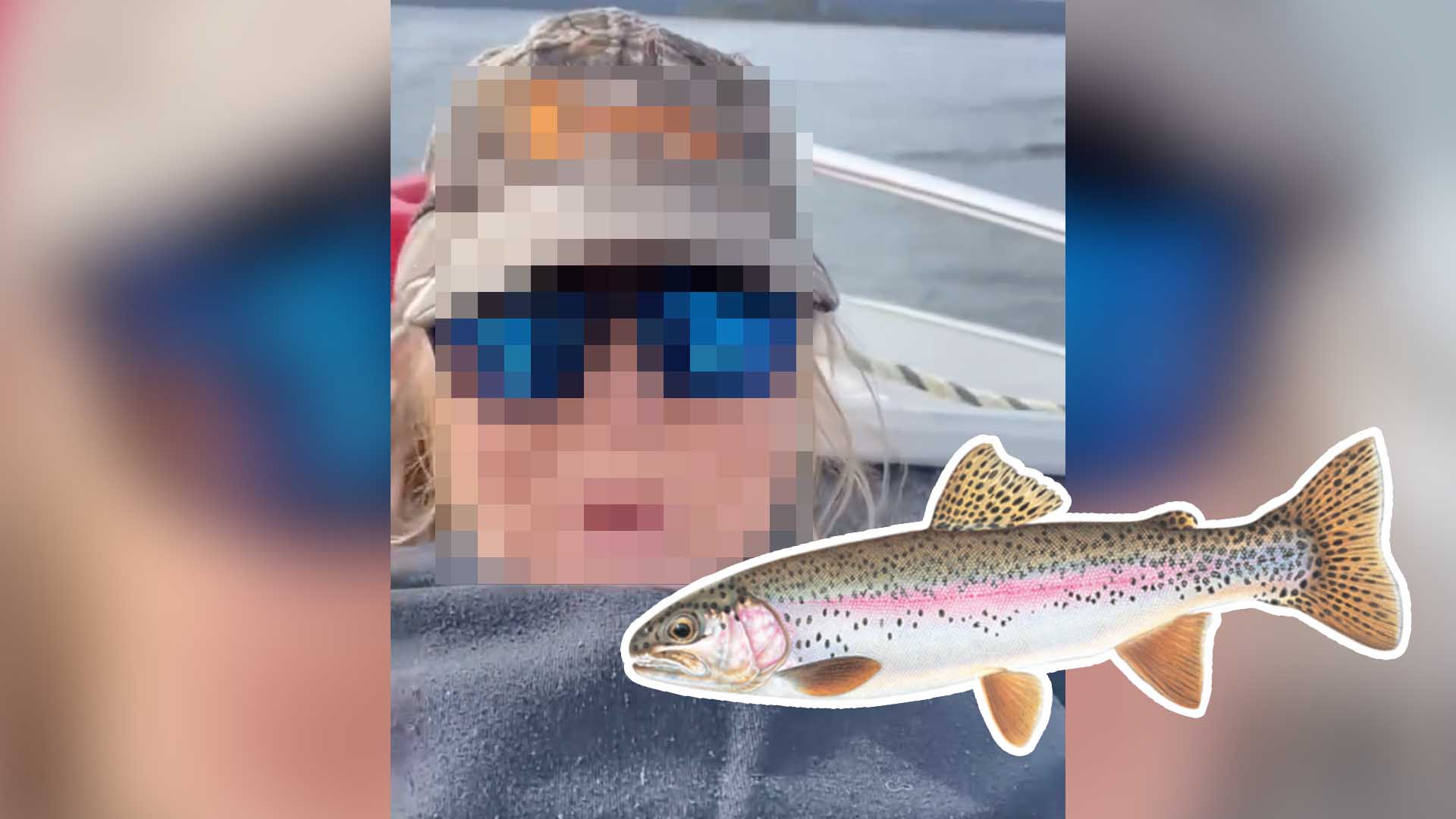 Lady and trout video