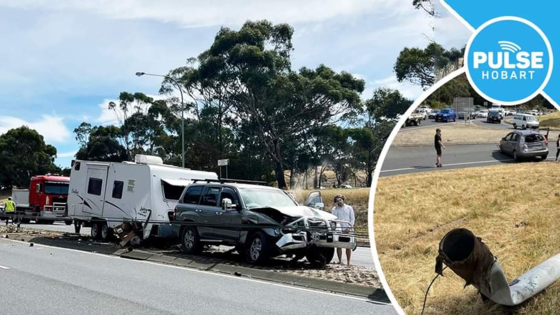Multiple cars collide on Hobart’s Southern Outlet
