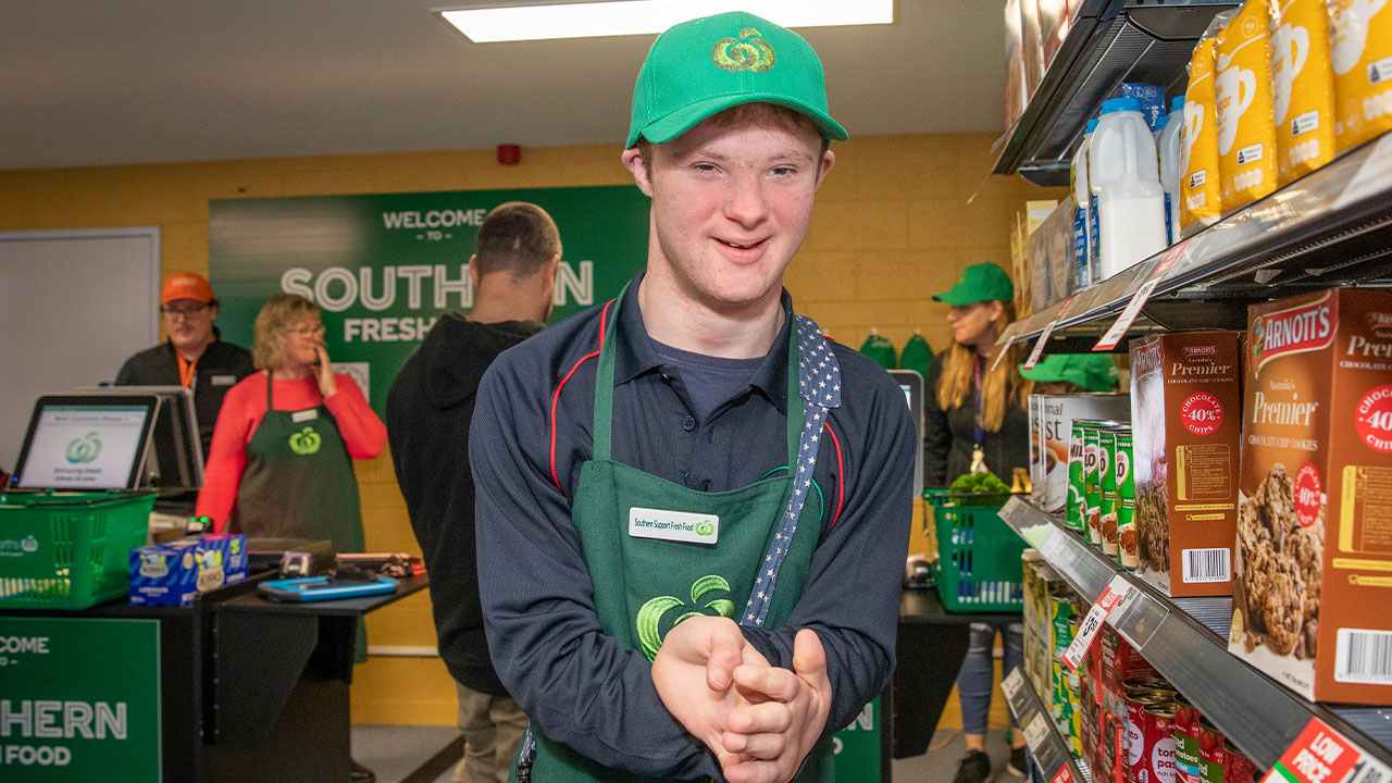 Tasmania unveils ‘Mini Woolies’ supermarkets for students with disabilities