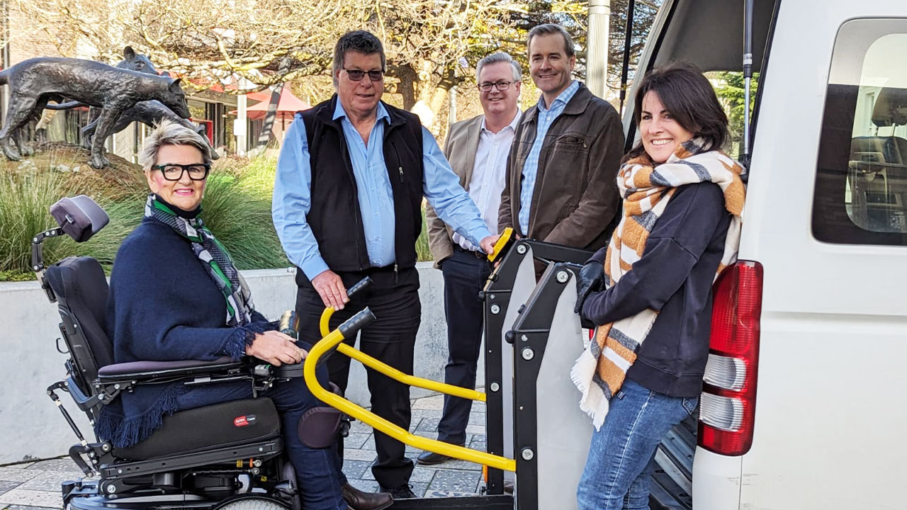 Wheelchair friendly Boost for disability access of Tasmanian taxis