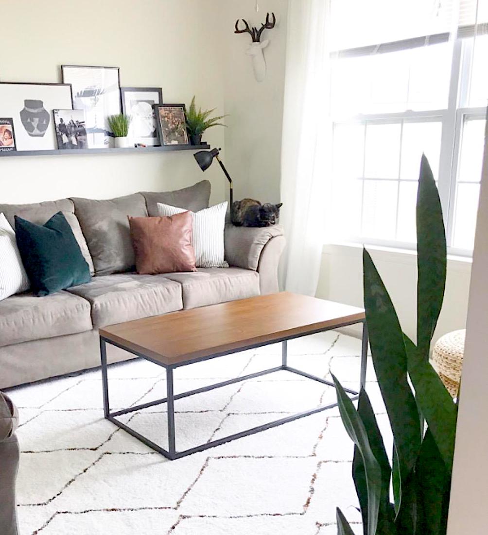 Nathan James Doxa Modern Industrial Coffee Table REAL DECORS