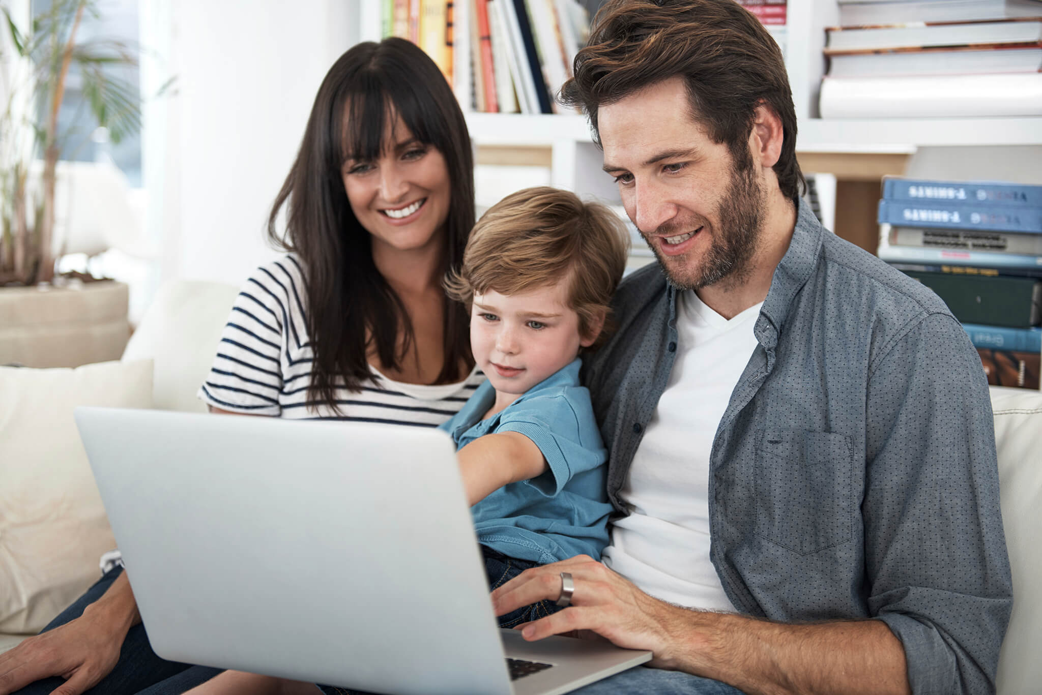 couple searching for a new home with good schools