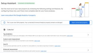 ga4 setup assistant