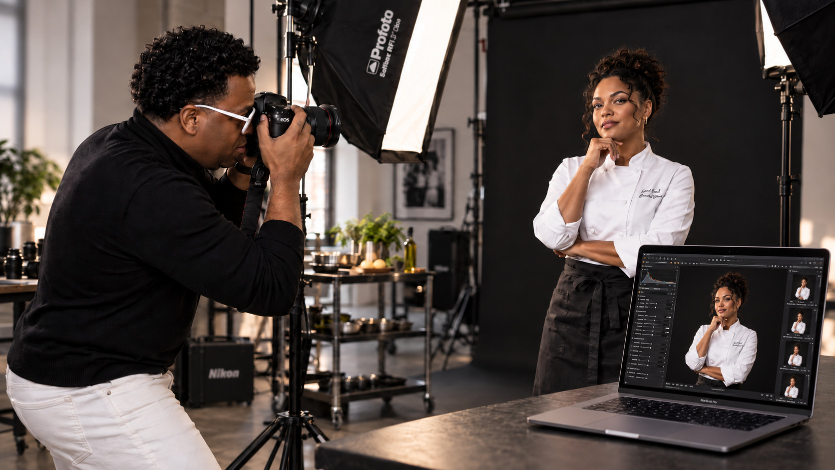 Behind the scenes at a Revolt Studios production