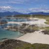 Great Shot Of Eigg And Rum With Sanna Bay Sands Ardnamurchan