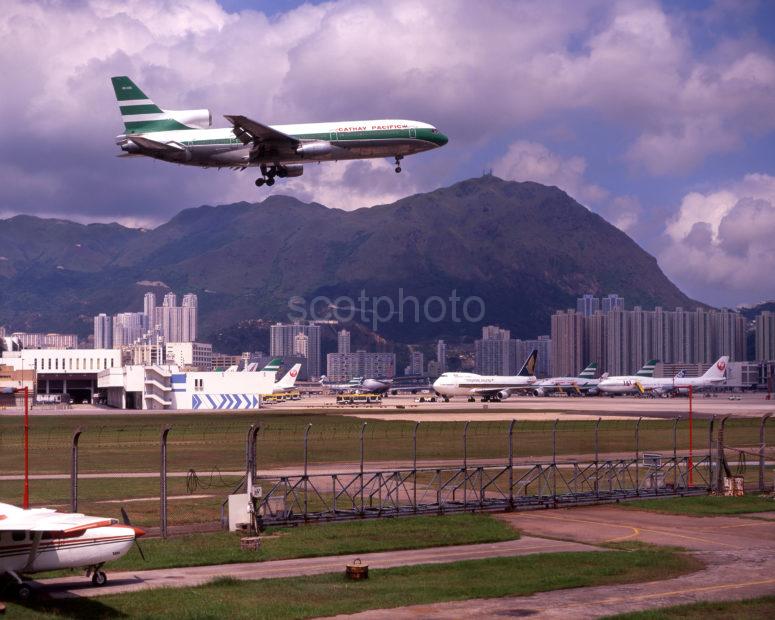 Cathay Pacific Tristar At Kai Tak