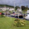 SCENE IN ARDRISHAIG CANAL BASIN CRINAN CANAL