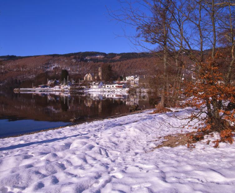 Winter View Of Kenmore Loch Tay Perthshire