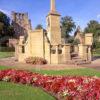 Kelso Abbey From Gardens Borders 2