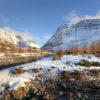 WINTER VIEW LOOKING UP GLENCOE PASS