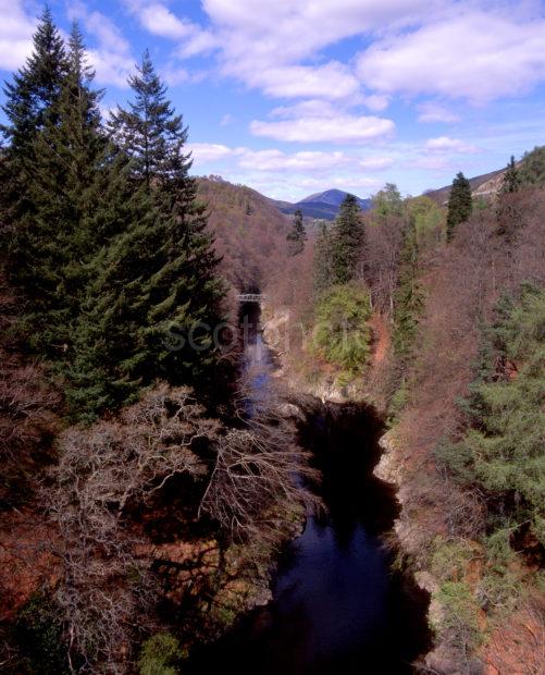 Early Spring View Of Killiecrankie Pass Perthshire