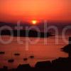 Sunset Silhouette Across Oban Bay With Kerrera And Mull Argyll