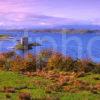 Autumn View Looking South West Towards Castle Stalker And The Isle Of Lismore Firth Of Lorne Appin Argyll