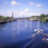 Water Sport On The River Tay In The City Of Perth