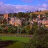 An Unusual View Of Jedburgh Abbey And Town Which Is Situated On The Main Route North From England Jedburgh Scottish Borders