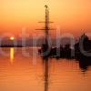 Tall Ship Sunset At The North Pier Oban Argyll