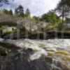 Unusual Shot Of Falls Of Dochart In Killin Perthshire