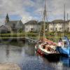 OYSTER SMACK IN ARDRISHAIG BASIN CRINAN CANAL