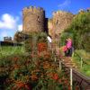 Conwy Castle North Wales With People