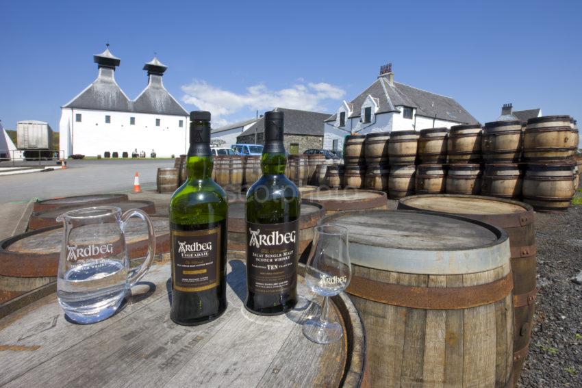 I5D0768 Two Bottles With Barrels Ardbeg