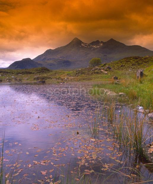 Towards Scurr Nan Gillean From Glen Sligachan Island Of Skye