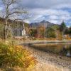 Ardchattan Kirk With Ben Cruachan Argyll