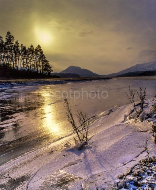 Loch Laggan Winter Sun