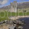 I5D4503 Ardvreck Castle Ruins Loch Assynt NW Highlands