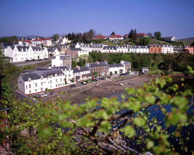 Portree Harbour And Town Trotternish Island Of Skye