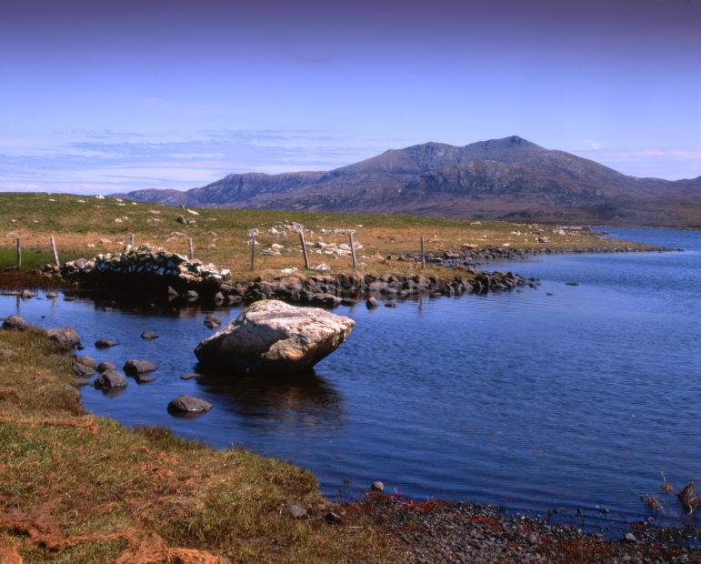 Loch Druidibeg And Hecla 600m From Grogarry South Uist Hebrides