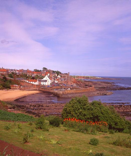 Picturesque And Quaint Harbour In The Royal Burgh Of Crail East Neuk Fife