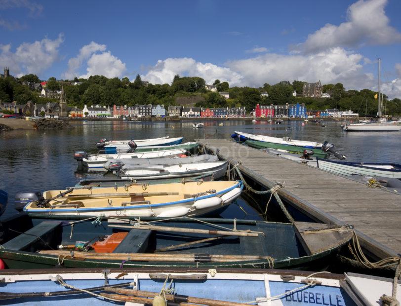 Tobermory Bay From The Marina Island Of Mull CROPPED SMALL