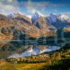 Kintail Hills Snow Capped Portrait