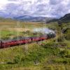 The Jacobite Steam Train Hauled By A Black 5 Nears Morar Then Mallaig