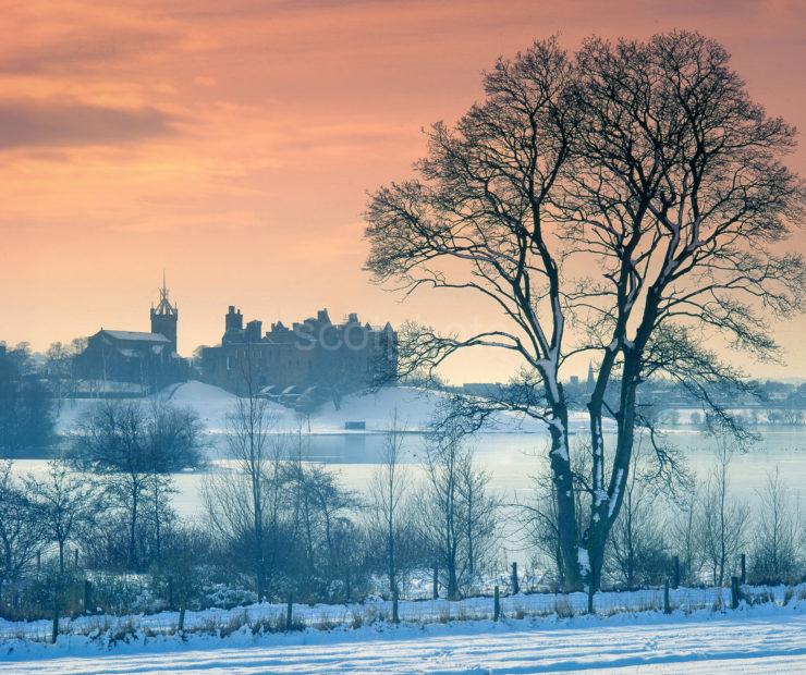 Linlithgow Palace Snow Scene 2