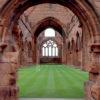 Interior Sandstone Ruins Of Sweetheart Abbey