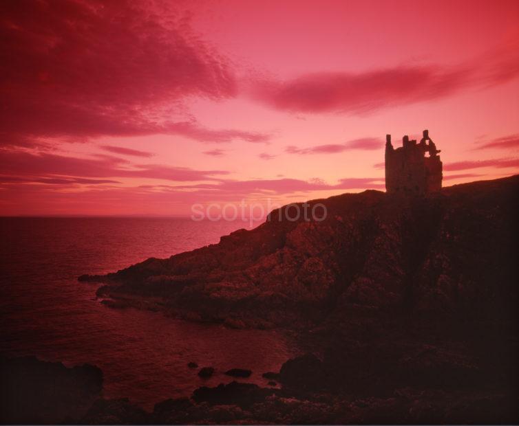 Dunskey Castle Nr Porpatrick SW Scotland