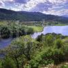 Summer Scene Of Loch Tummel From Queens View Perthshire