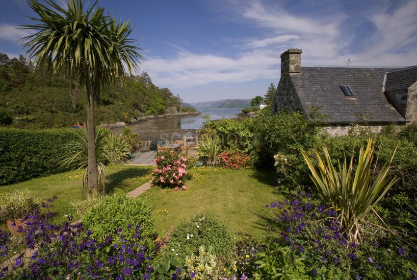 WY3Q9706 Summer Scene In Plockton Village Loch Carron Wester Ross